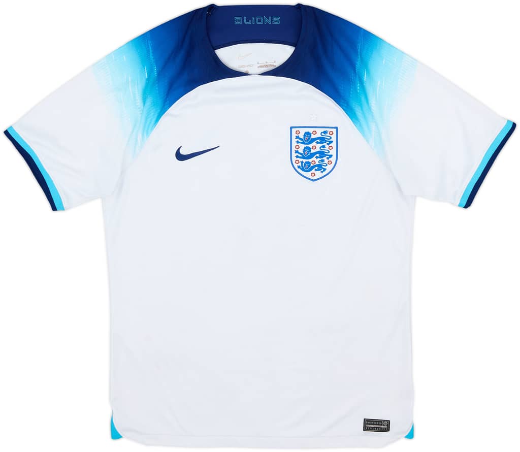 2022-23 England Home Shirt - 4/10 - (M)