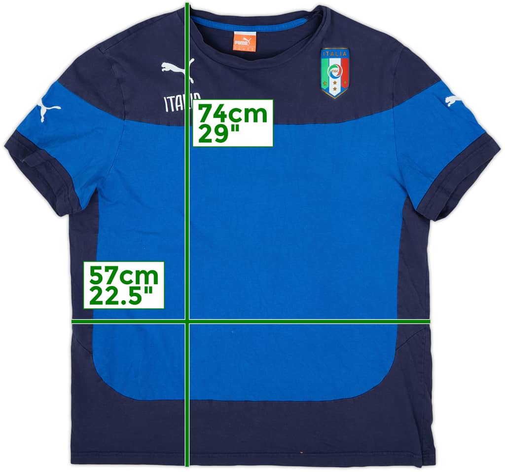 Camiseta Puma de algodón de Italia 2014-15 - 6/10 - (XL)