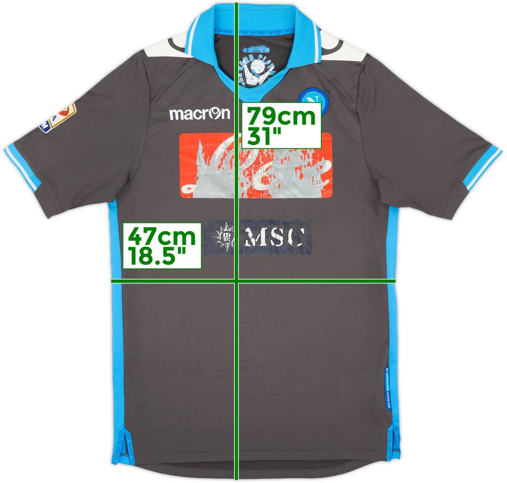 2011-12 Napoli Away Shirt - 4/10 - (L)