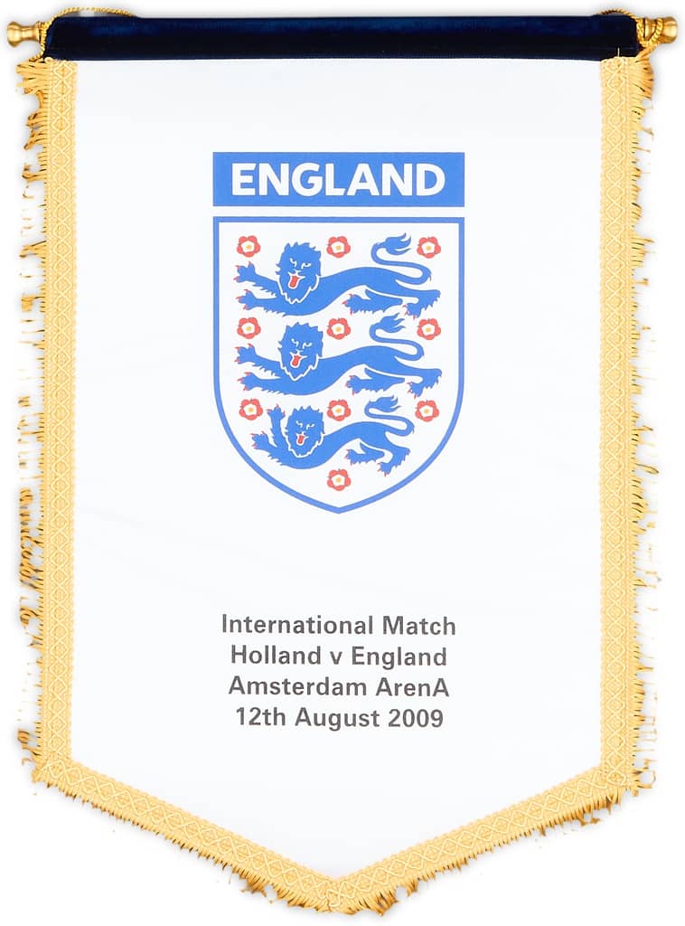 2009 England Match Pennant International Friendly (v Netherlands)