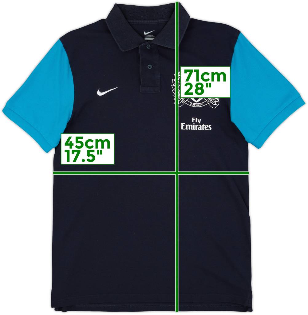 2011-12 Arsenal Nike Polo Shirt - 9/10 - (M)
