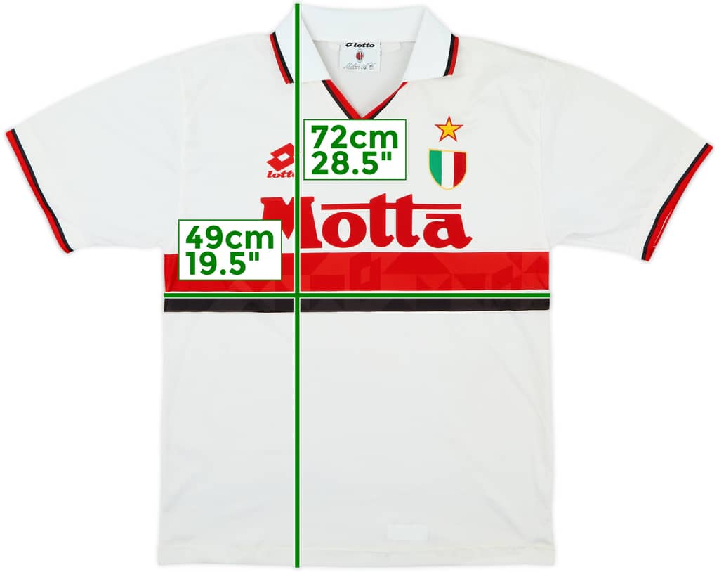 1993-94 AC Milan Away Shirt - 7/10 - (M)