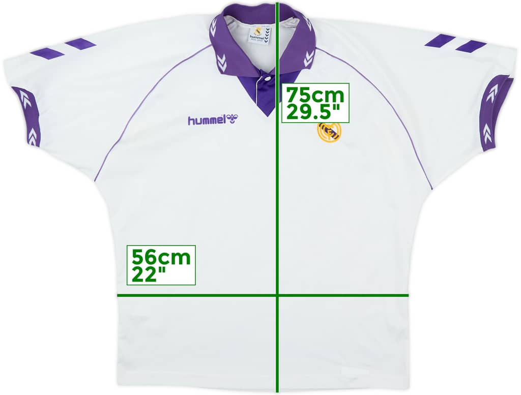 1993-94 Real Madrid Home Shirt - 8/10 - (XXL)