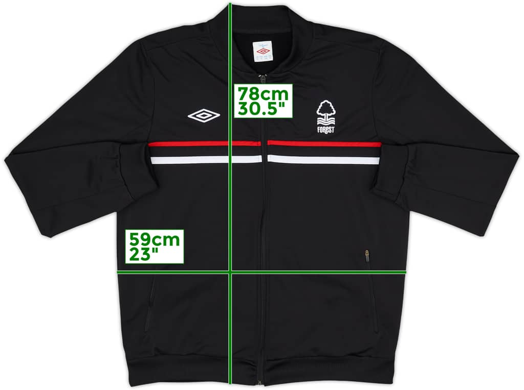 2012-13 Nottingham Forest Umbro Track Jacket - 9/10 - (XL)