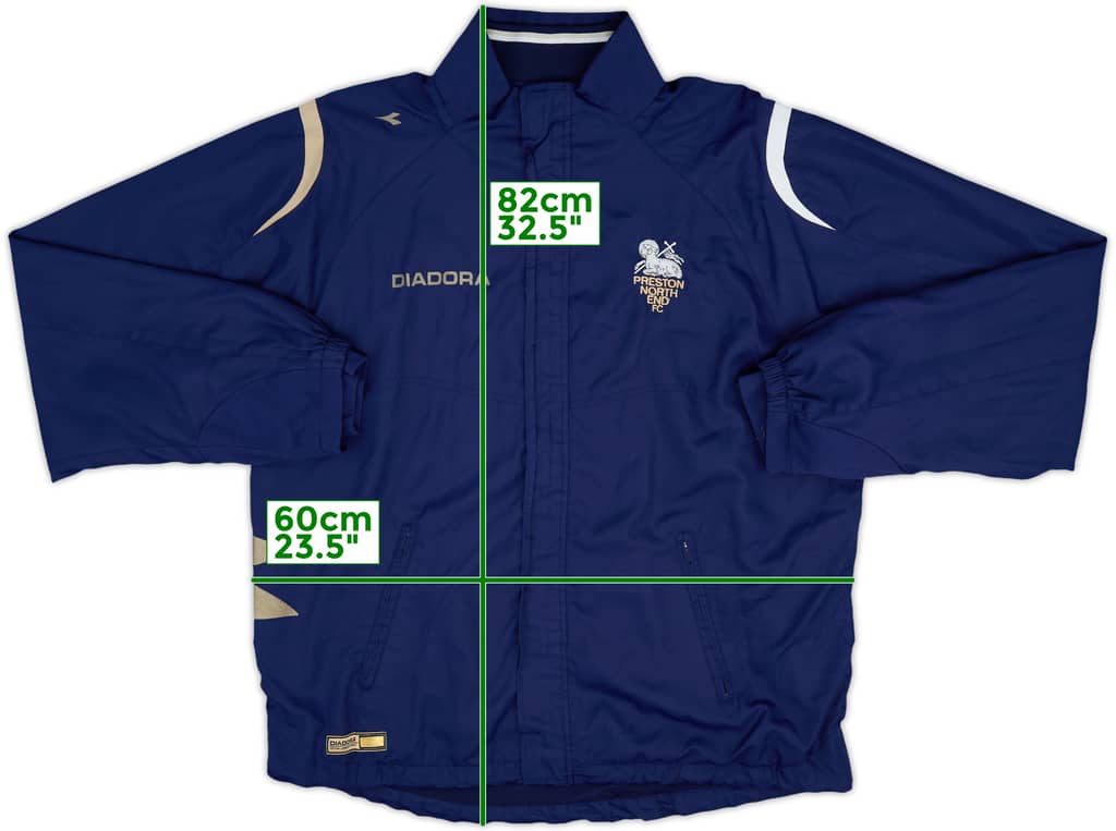 2005-06 Preston North End Diadora Track Jacket - 7/10 - (L)