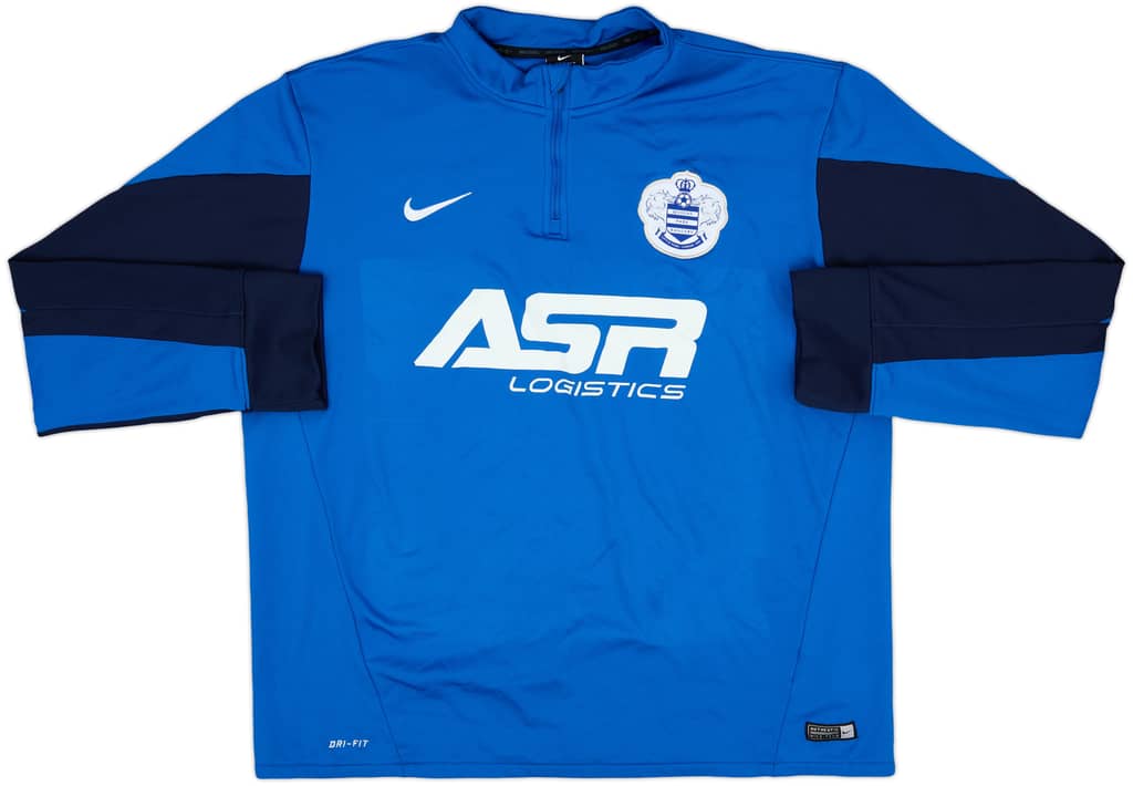 2014-15 QPR Nike 1/4 Zip Drill Top - 8/10 - (XL)