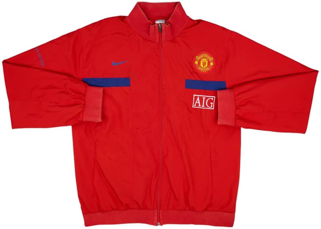 2009-10 Manchester United Nike Track Jacket - 8/10 - (L)