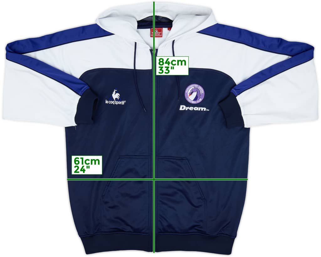 2002-03 Harchester United Le Coq Sportif Hooded Track Jacket - 10/10 - (L)