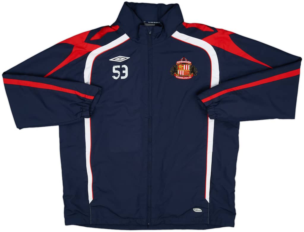 2007-09 Sunderland Umbro Player Issue Hooded Rain Jacket #53 - 8/10 - (XL)