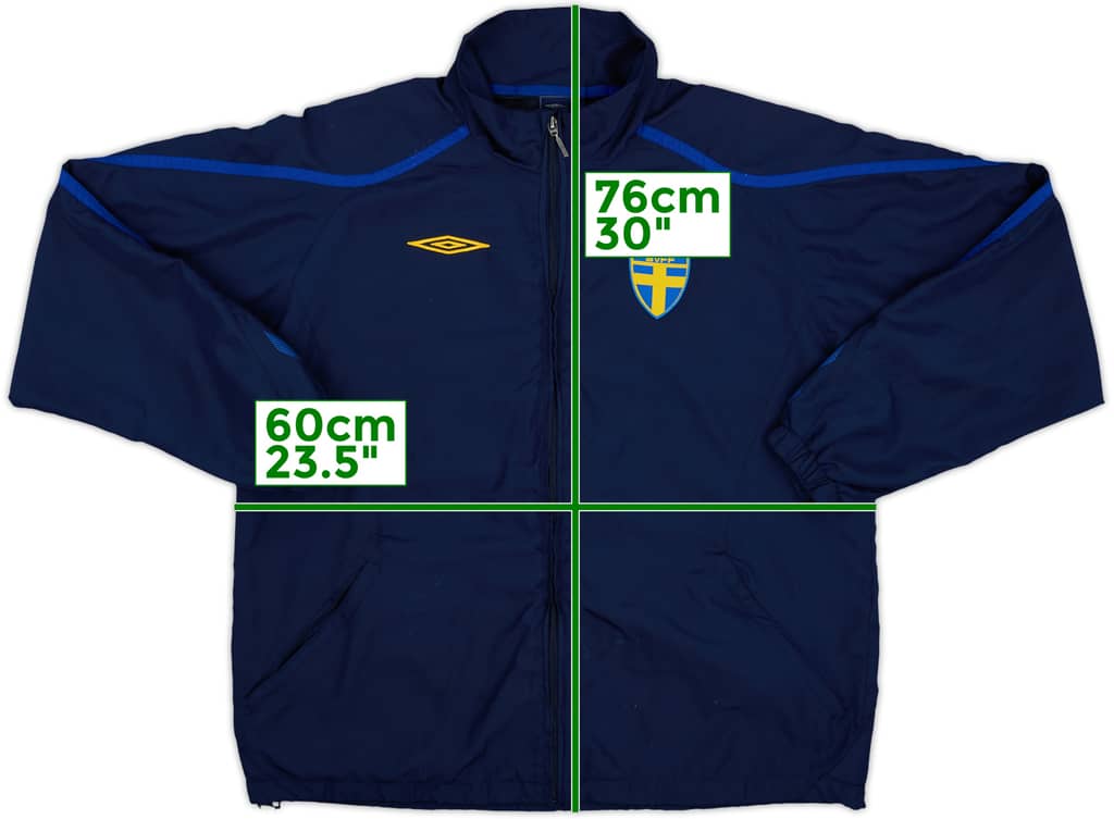 2006-07 Sweden Umbro Track Jacket - 7/10 - (M)