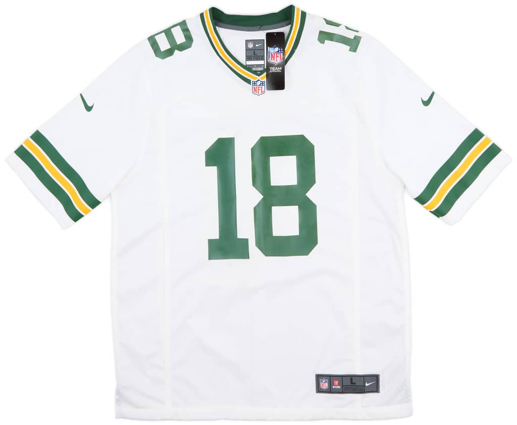 2012-18 Green Bay Packers Cobb #18 Nike Game Away Jersey (L)