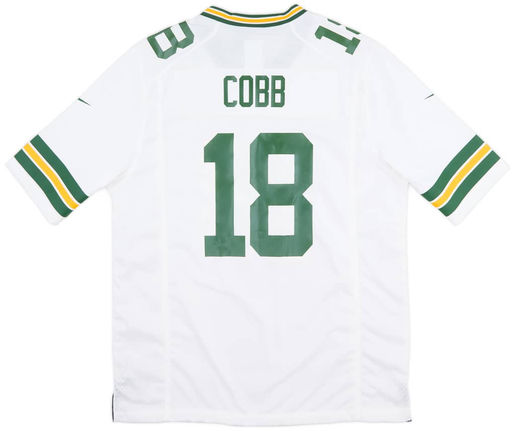 2012-18 Green Bay Packers Cobb #18 Nike Game Away Jersey (L)