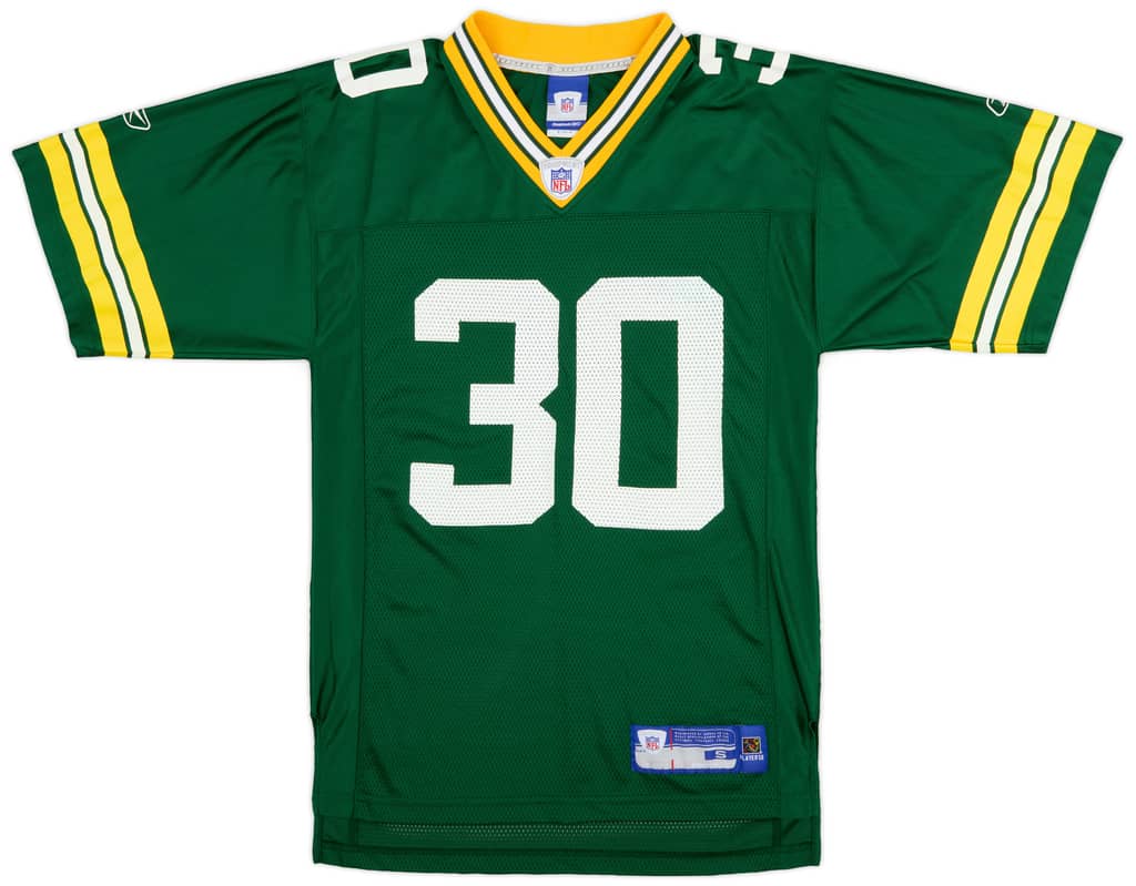 2005-06 Green Bay Packers Green #30 Reebok On Field Home Jersey (Excellent) S