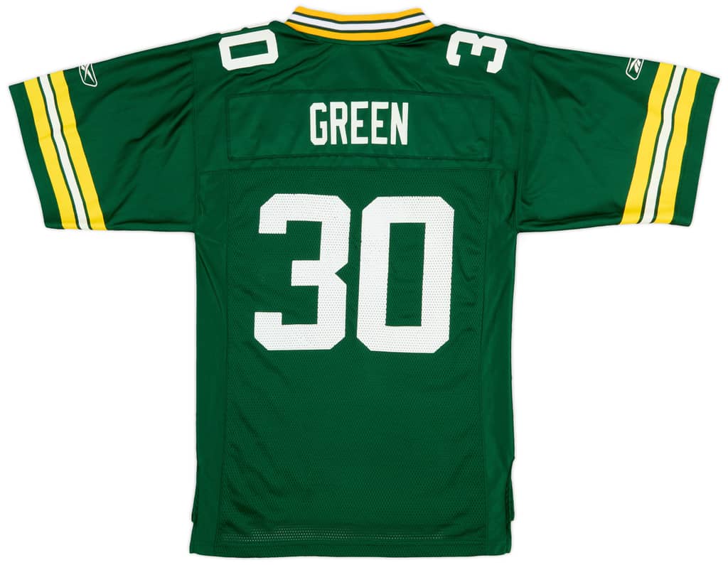 2005-06 Green Bay Packers Green #30 Reebok On Field Home Jersey (Excellent) S