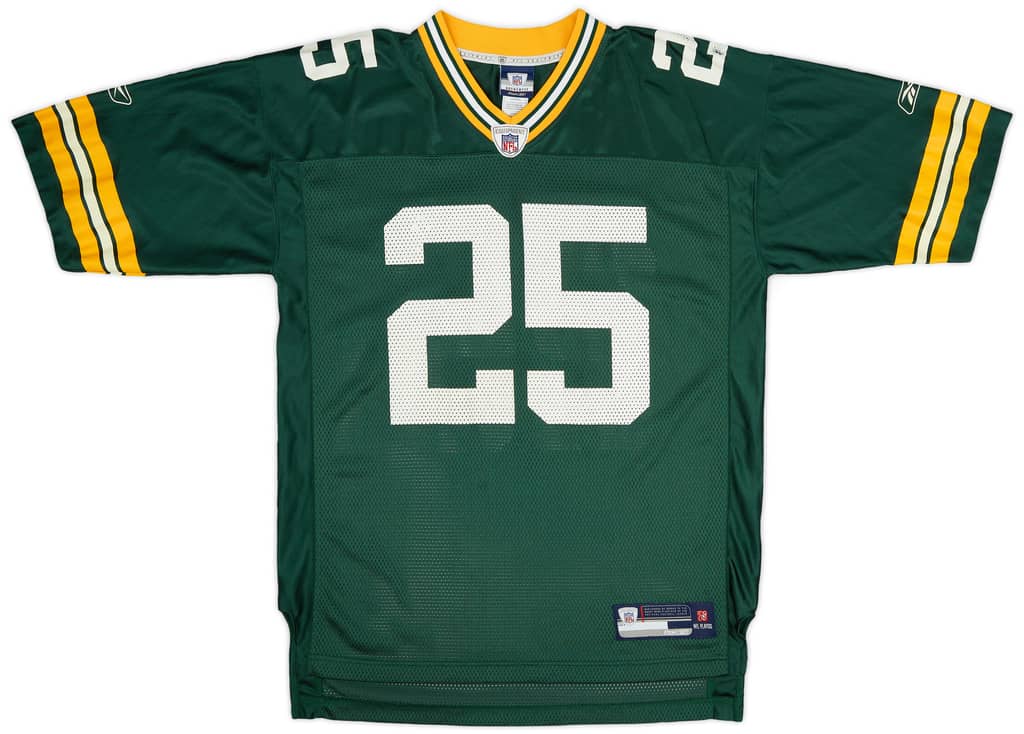 2007 Green Bay Packers Grant #25 Reebok On Field Home Jersey (Excellent) L
