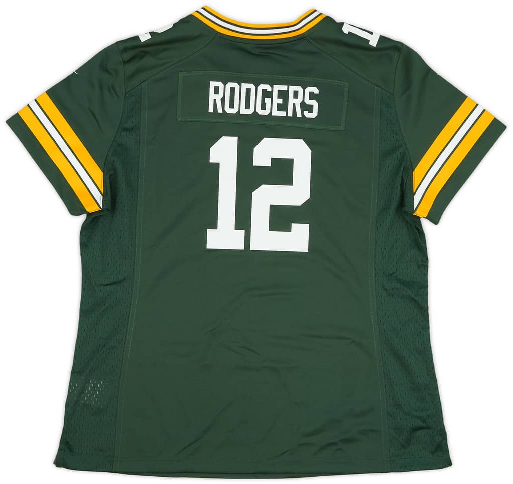 2012-22 Green Bay Packers Rodgers #12 Nike Game Home Jersey Womens (XL)