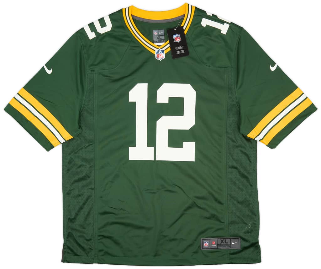 2012-22 Green Bay Packers Rodgers #12 Nike Game Home Jersey (XL)