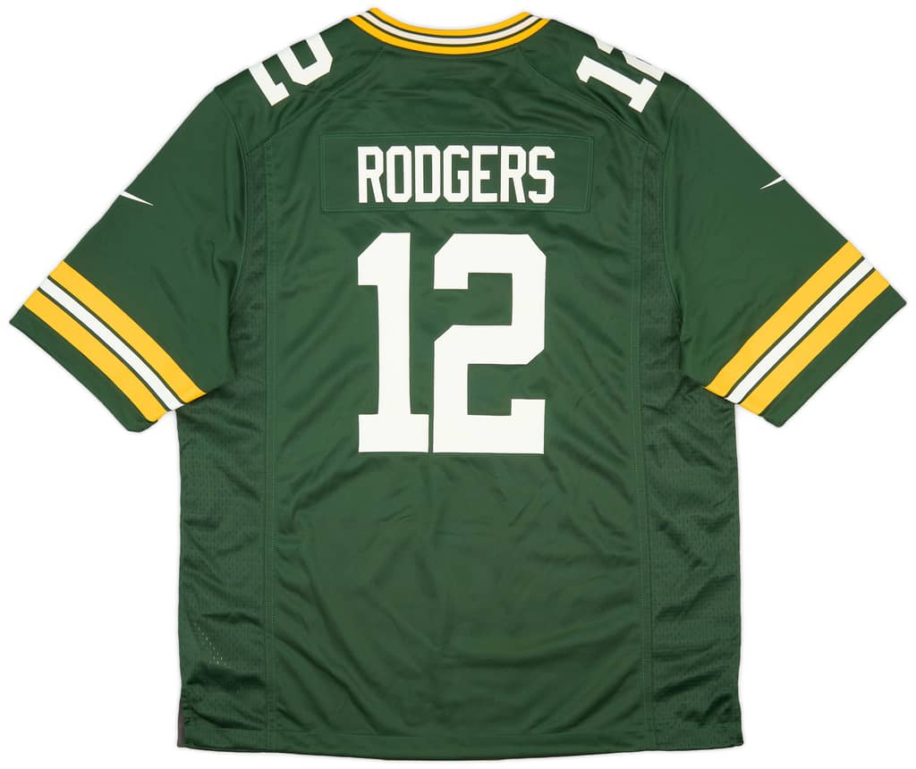 2012-22 Green Bay Packers Rodgers #12 Nike Game Home Jersey (XL)