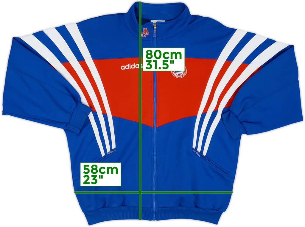 1995-96 Bayern Munich adidas Track Jacket - 9/10 - (XL)