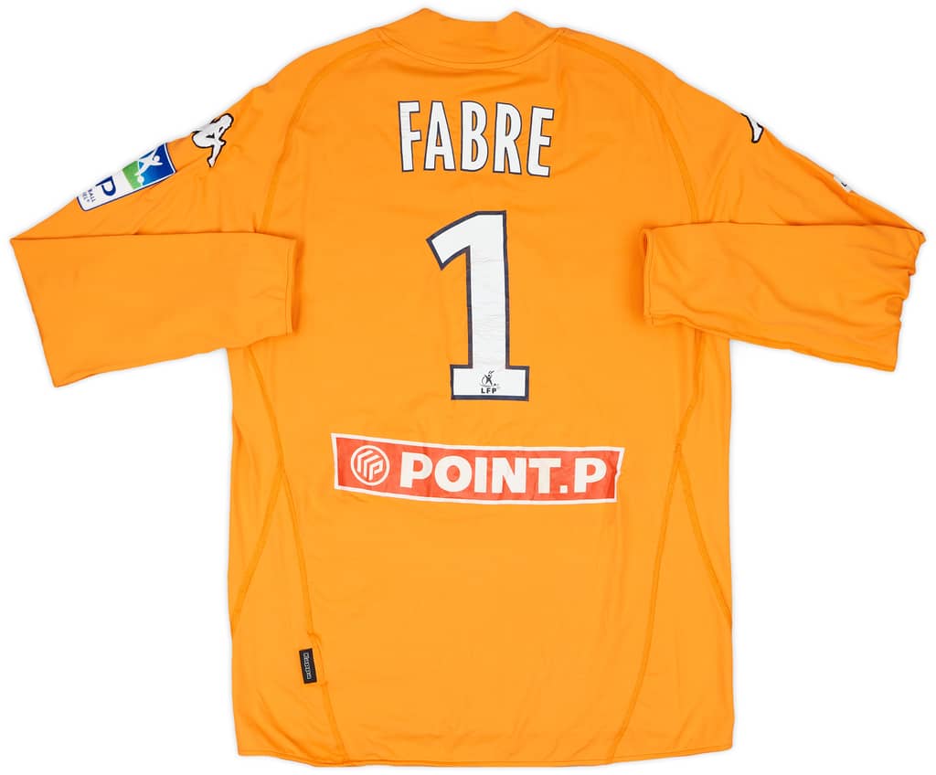 2010-11 Clermont Foot Match Issue Coupe de la Ligue GK Shirt Fabre #1
