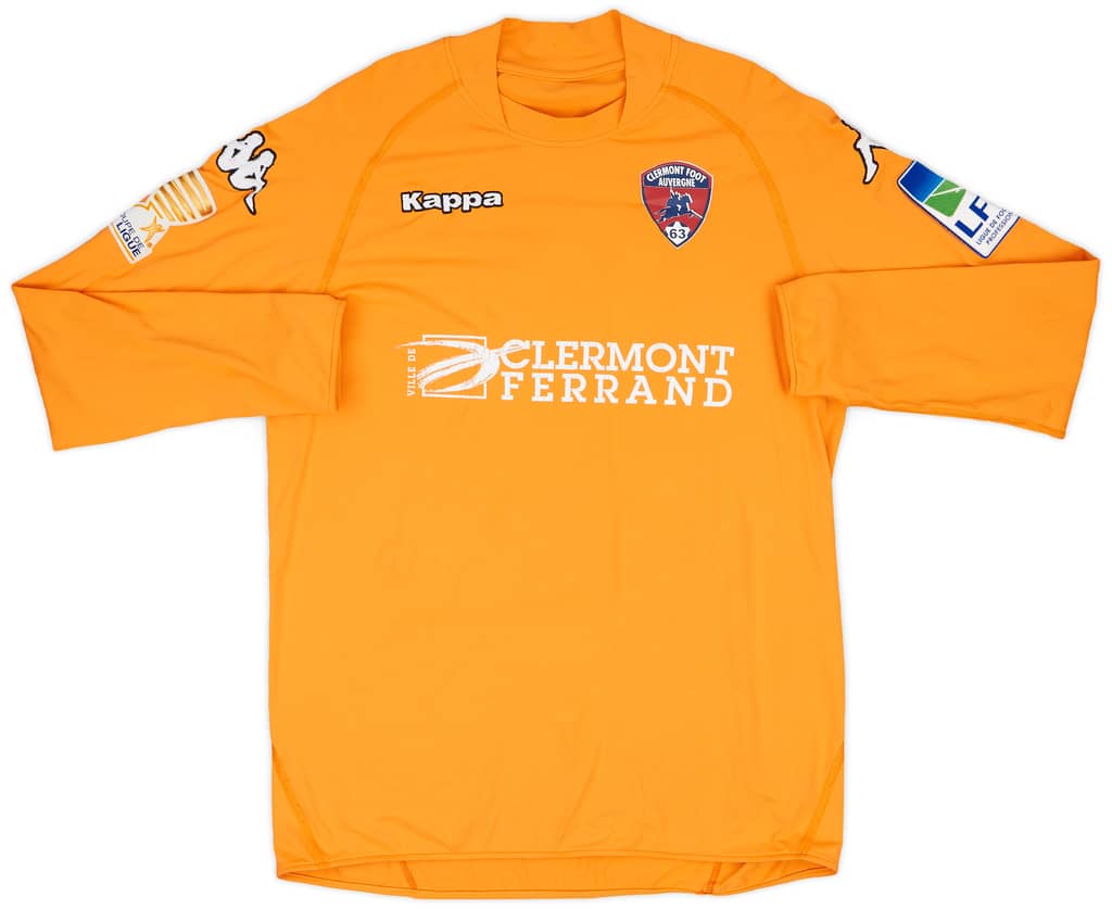2010-11 Clermont Foot Match Issue Coupe de la Ligue GK Shirt Fabre #1