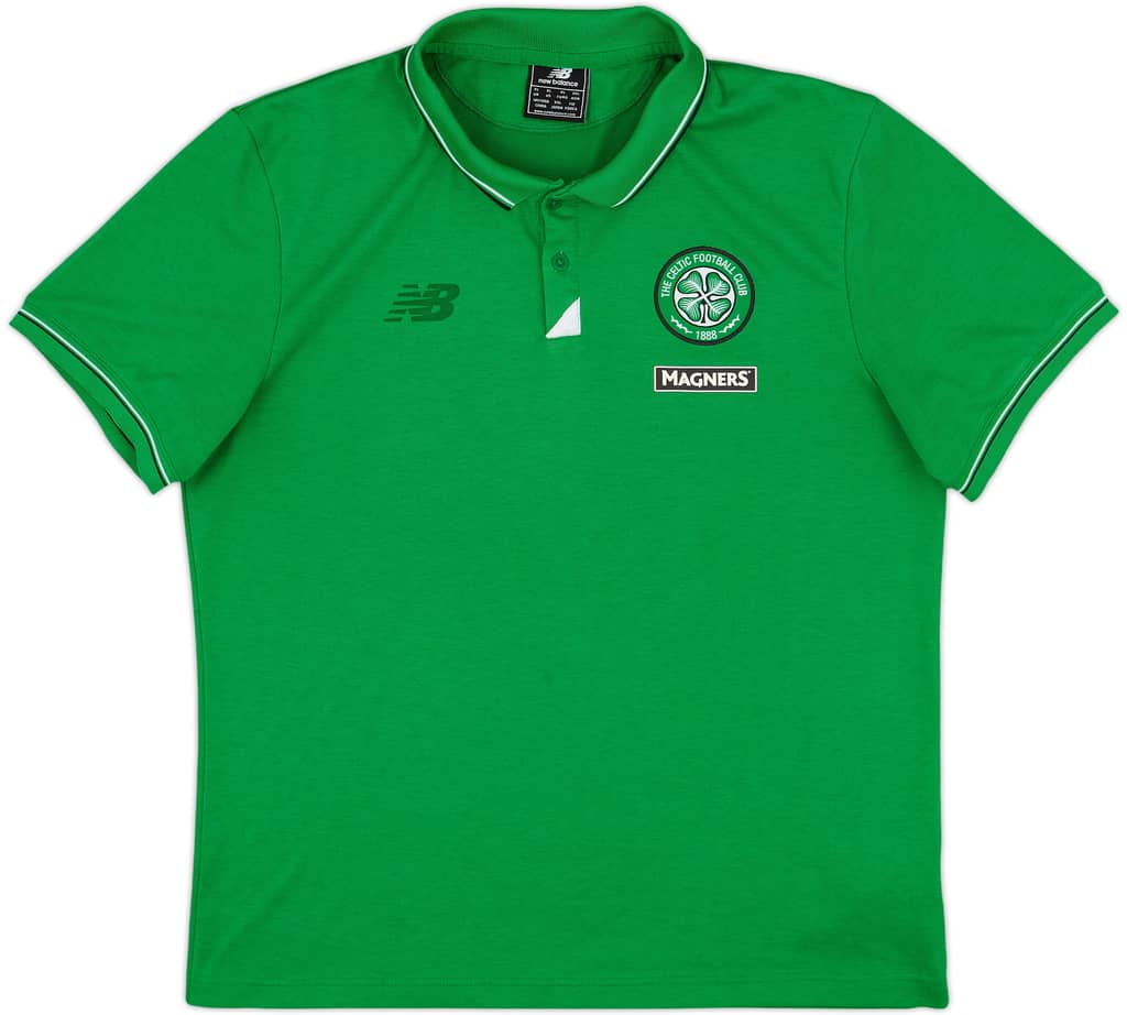 2015-16 Celtic New Balance Polo Shirt - 8/10 - (XL)