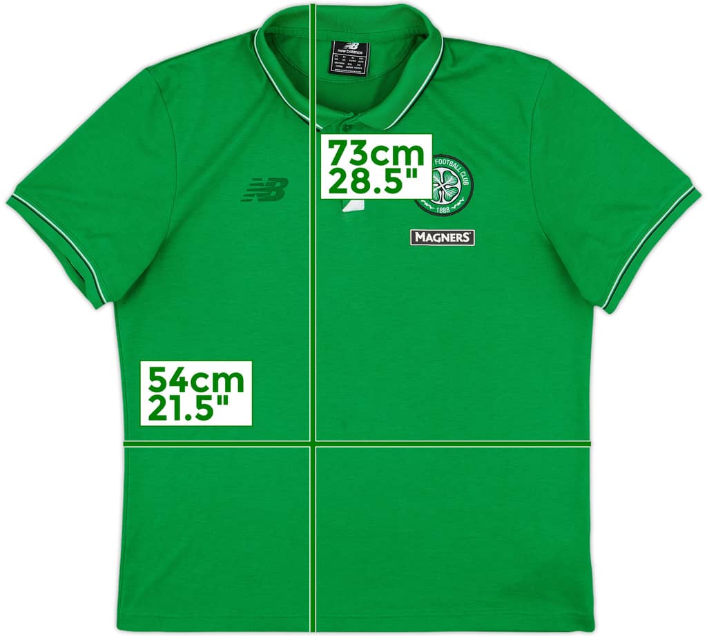 2015-16 Celtic New Balance Polo Shirt - 8/10 - (XL)