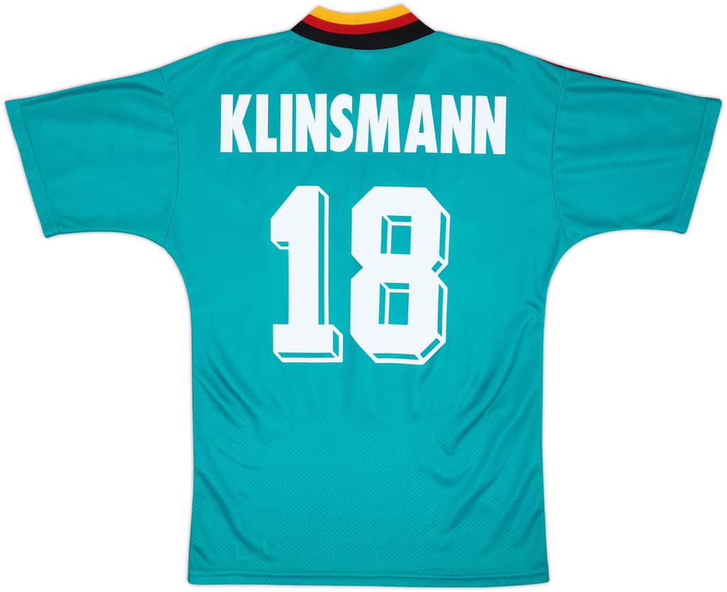1994-96 Germany Away Shirt Klinsmann #18