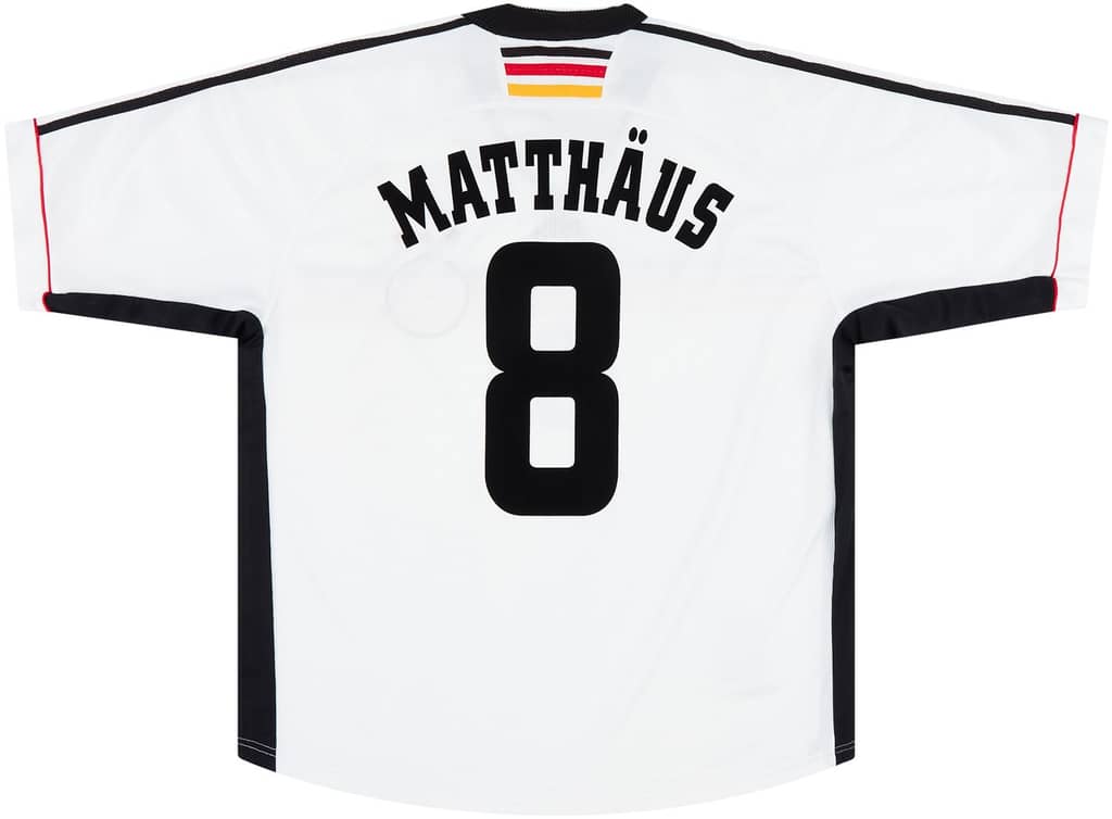 1998-00 Germany Home Shirt Matthaus #8 - 6/10 - (S)