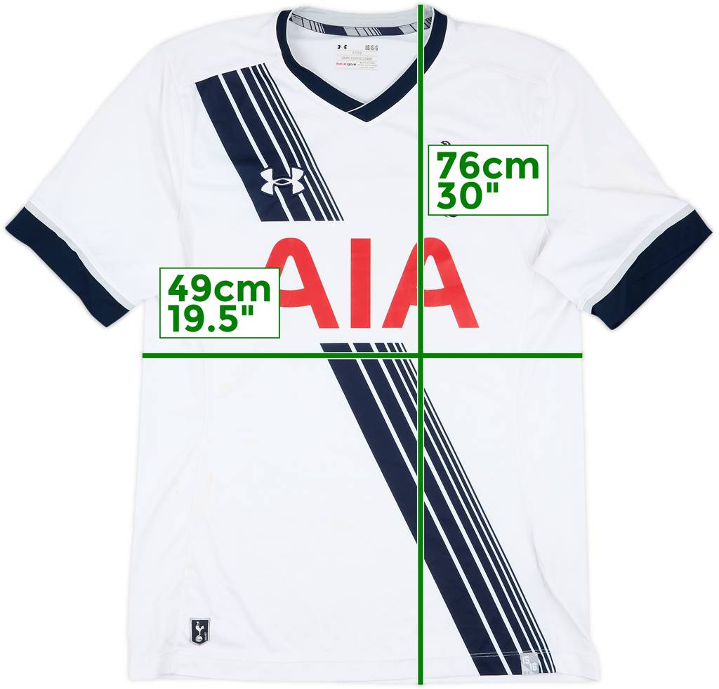 2015-16 Tottenham Home Shirt - 5/10 - (L)