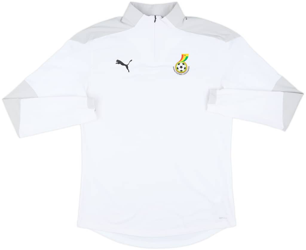 2019-20 Ghana Puma 1/4 Zip Sweat Top - 6/10 - (L)