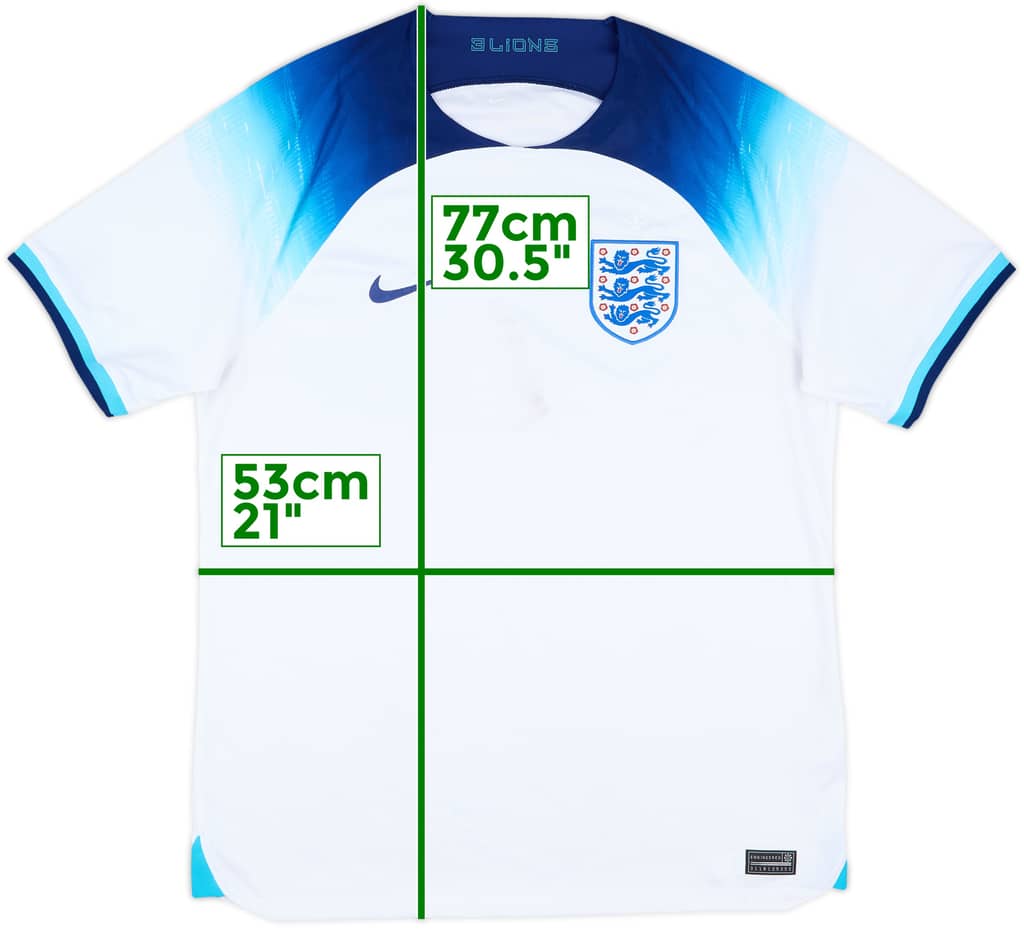2022-23 England Home Shirt - 5/10 - (L)