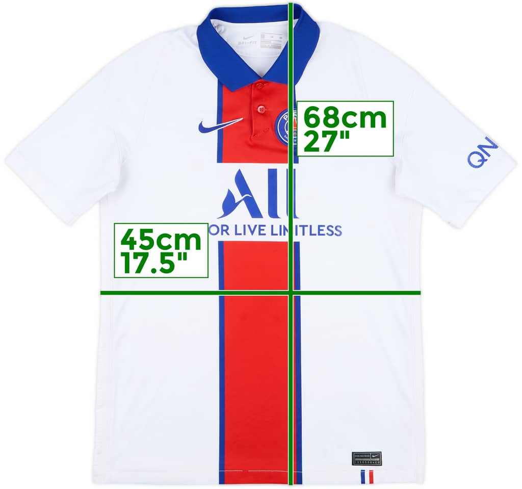 2020-21 Paris Saint-Germain Away Shirt - 6/10 - (XL.Boys)