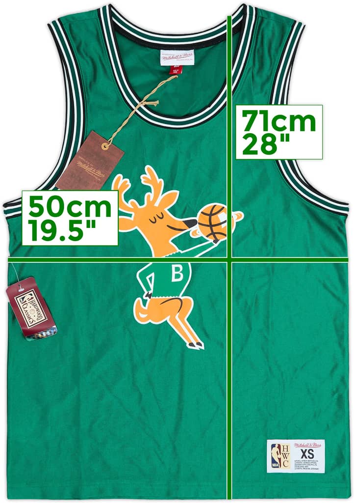 2019 Milwaukee Bucks Mitchell & Ness Training Jersey (XS)