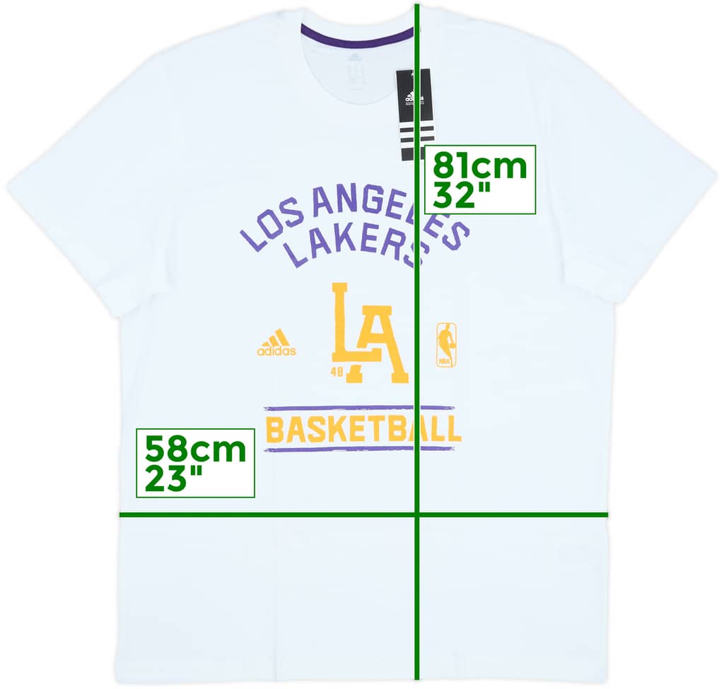 2013-14 LA Lakers adidas Tee (XL)