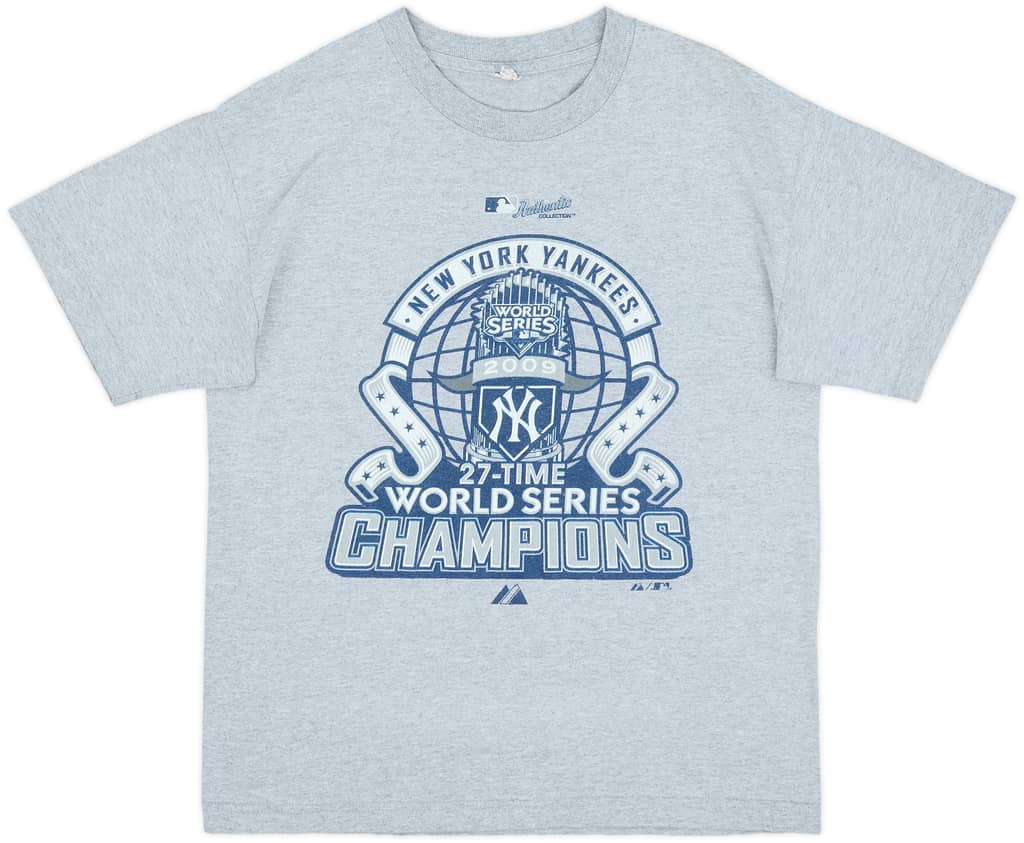 2009 New York Yankees World Series Champions Majestic Tee - 7/10 - (XL.Boys)