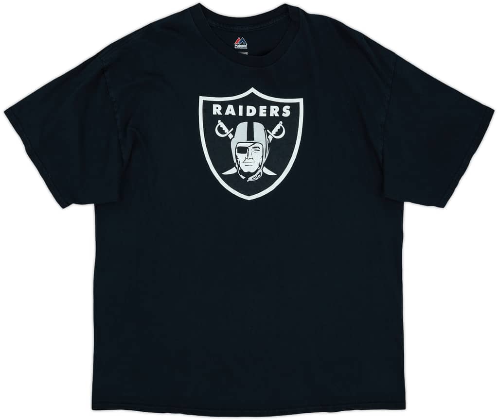 2010s Oakland Raiders Majestic Tee - 6/10 - (XXL)