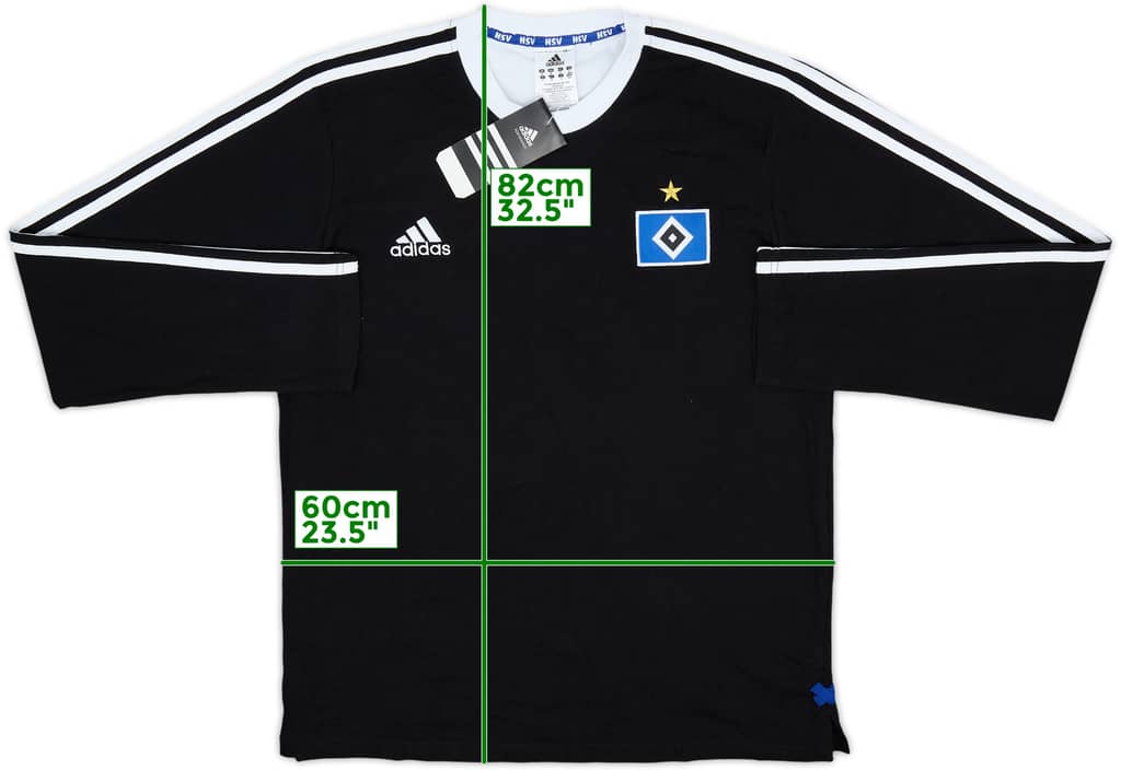 2008-09 Hamburg adidas L/S Tee (M)