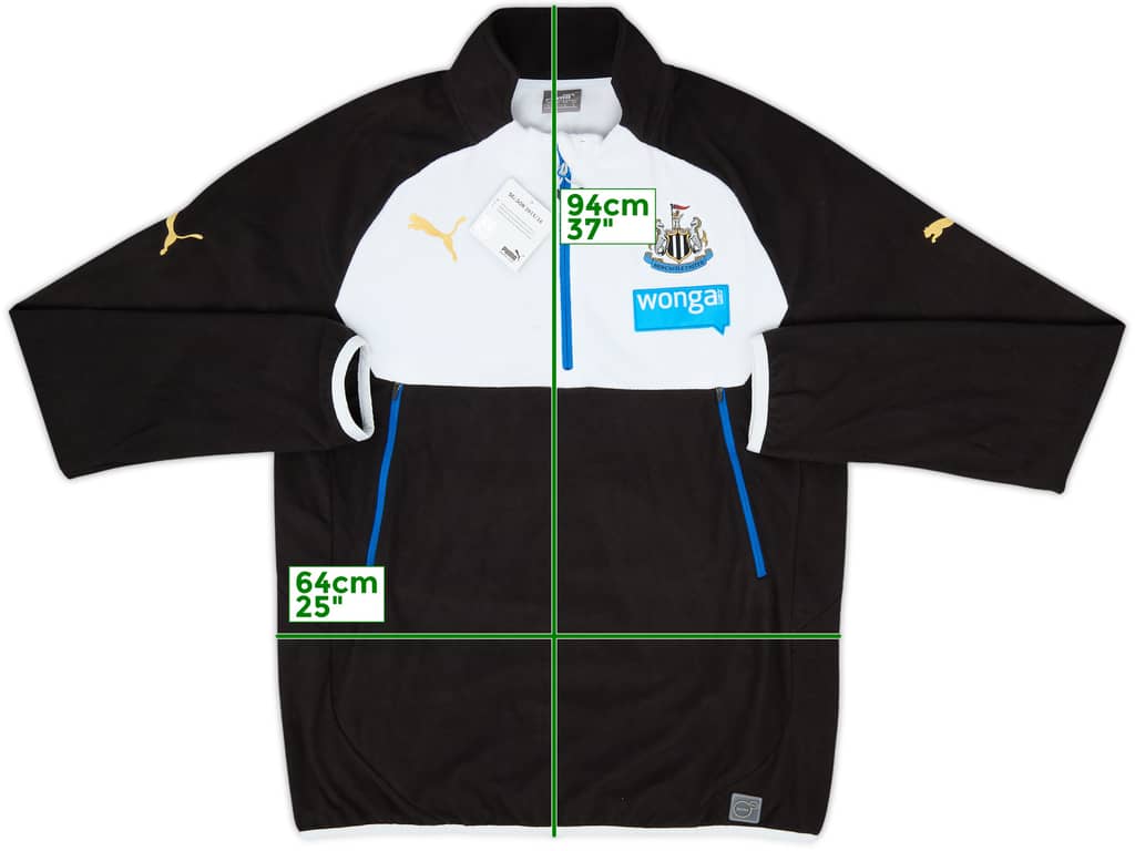 2015-16 Newcastle Puma 1/4 Zip Training Fleece Top (L)