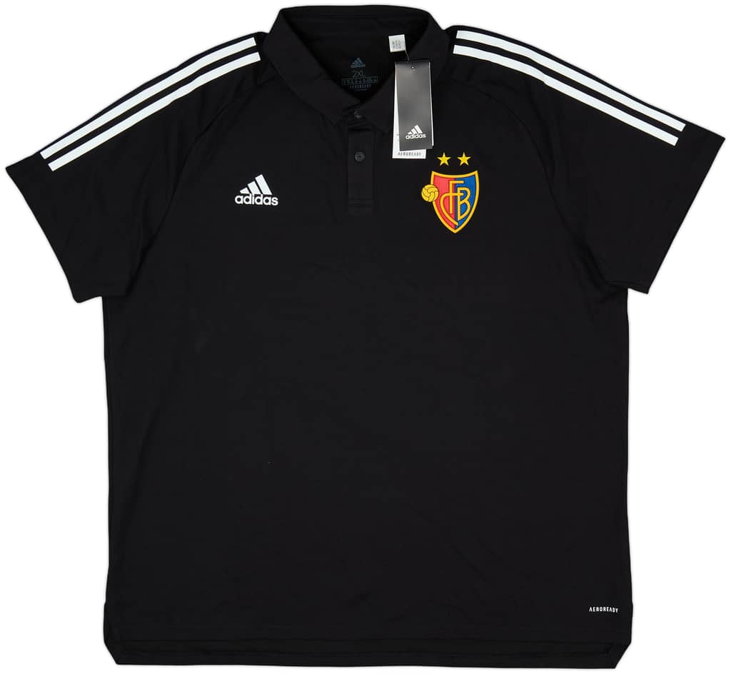 2020-21 FC Basel adidas Polo Shirt (XXL)