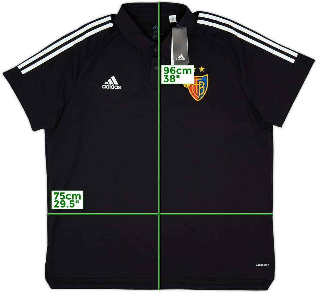 2020-21 FC Basel adidas Polo Shirt (XXL)