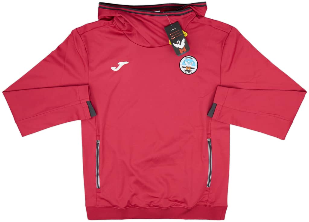 2020-21 Swansea City Joma Hooded Sweat Top (L)