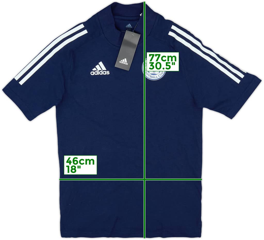2019-20 Leicester adidas Cotton Tee (XS)