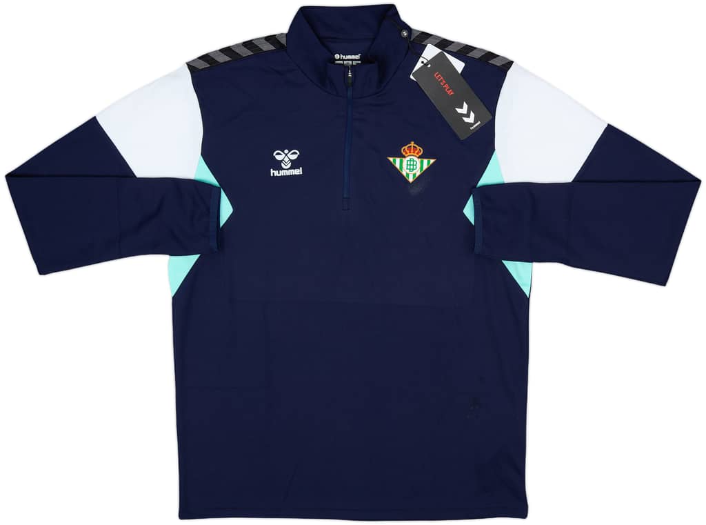 2023-24 Real Betis Hummel 1/4 Zip Training Top (L)
