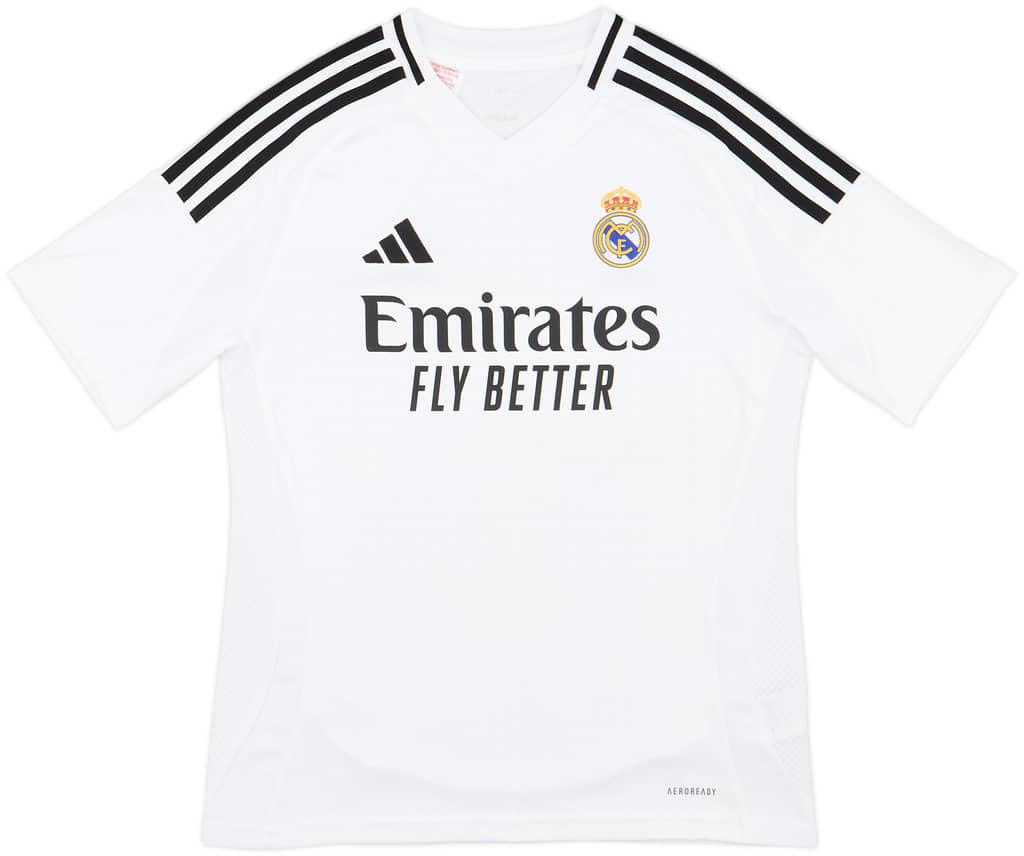 2024-25 Real Madrid Home Shirt - 10/10 - (L.Boys)
