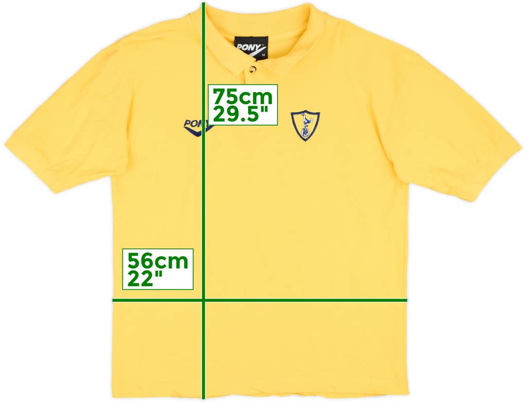 1995-96 Tottenham Pony Polo Shirt - 8/10 - (M)