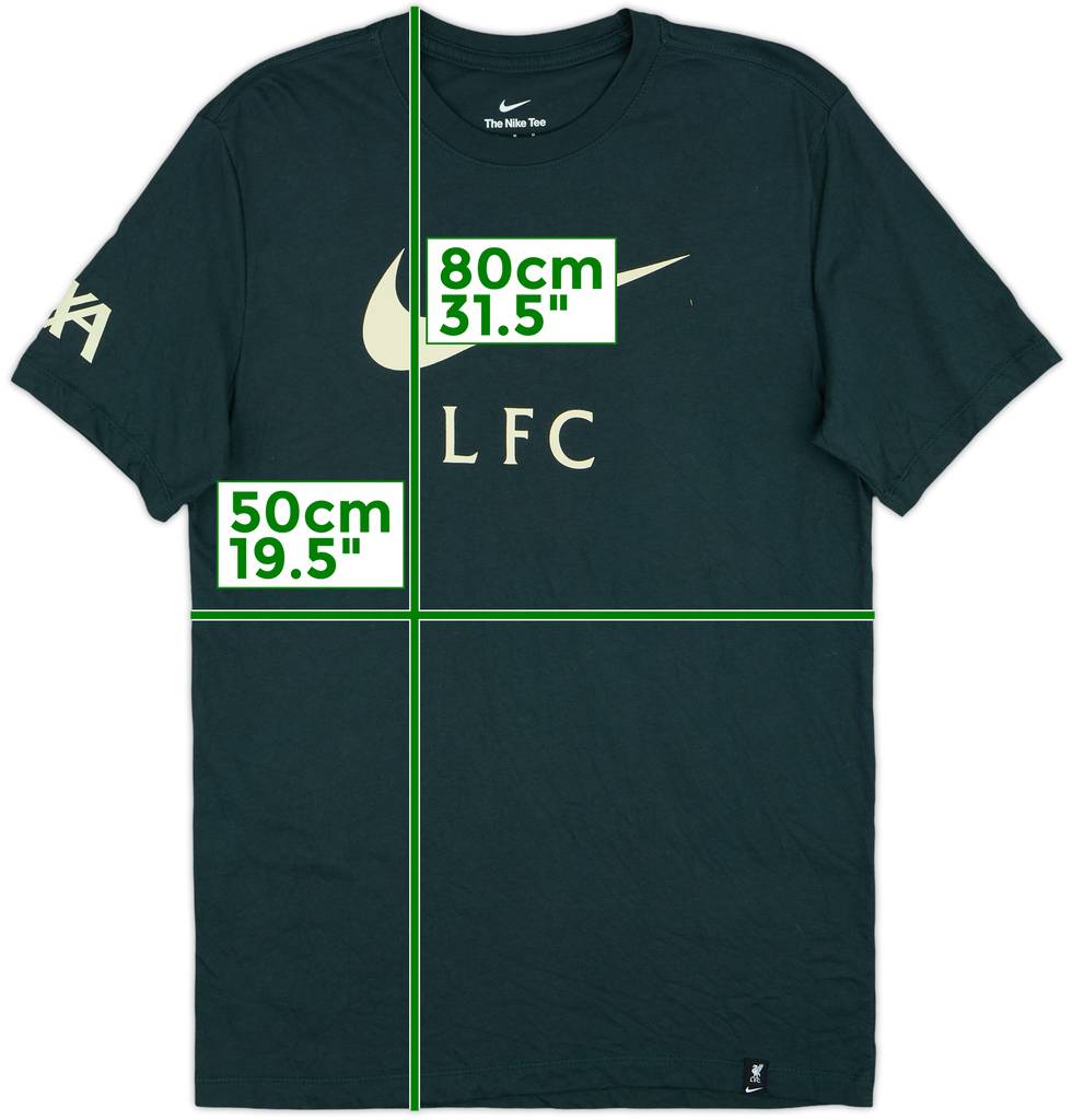 2021-22 Liverpool Nike Cotton Tee - 8/10 - (M)
