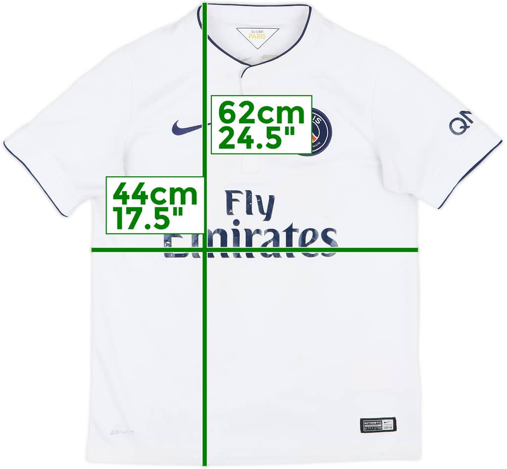 2014-15 Paris Saint-Germain Away Shirt - 5/10 - (L.Boys)
