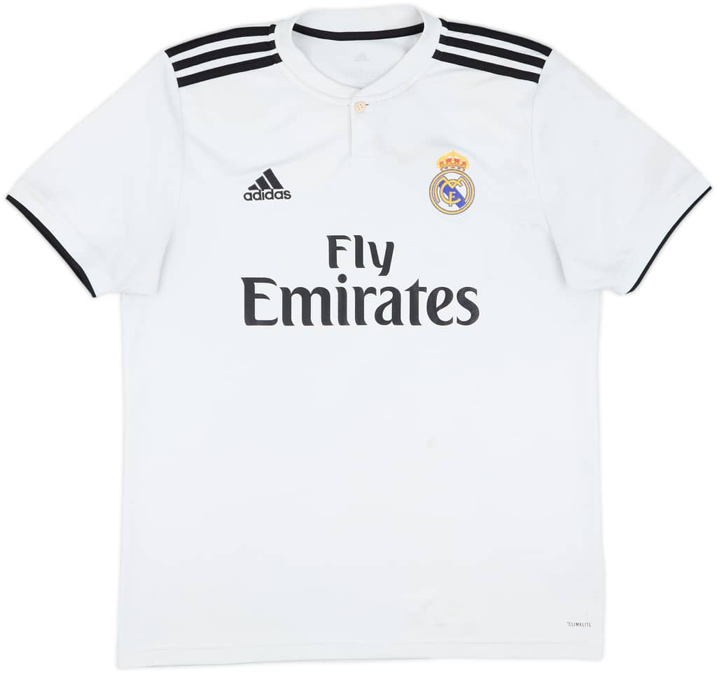 2018-19 Real Madrid Home Shirt - 4/10 - (L)