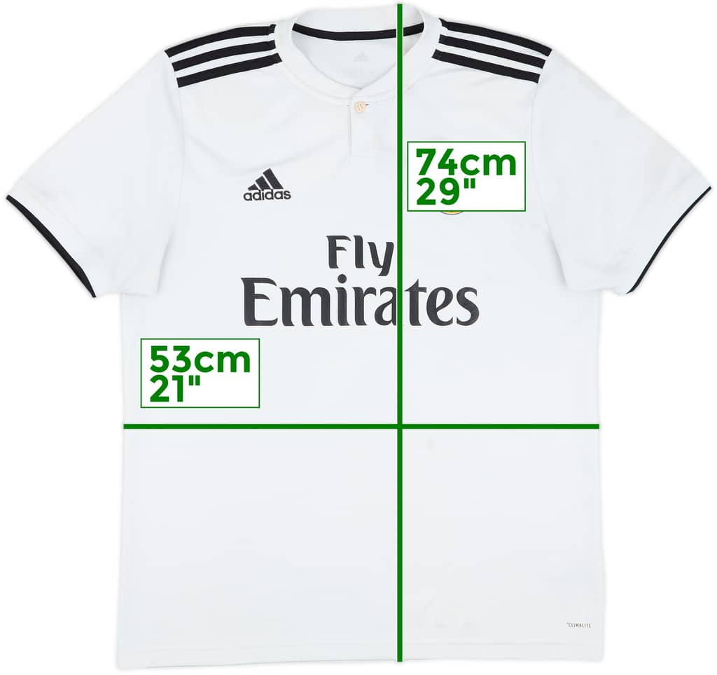 2018-19 Real Madrid Home Shirt - 4/10 - (L)